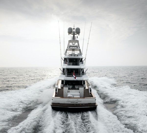 Royal Huisman Project 406 Motor Yacht SPECIAL ONE Aft View