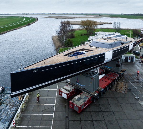 Royal Huisman super yacht NILAYA Project 405 