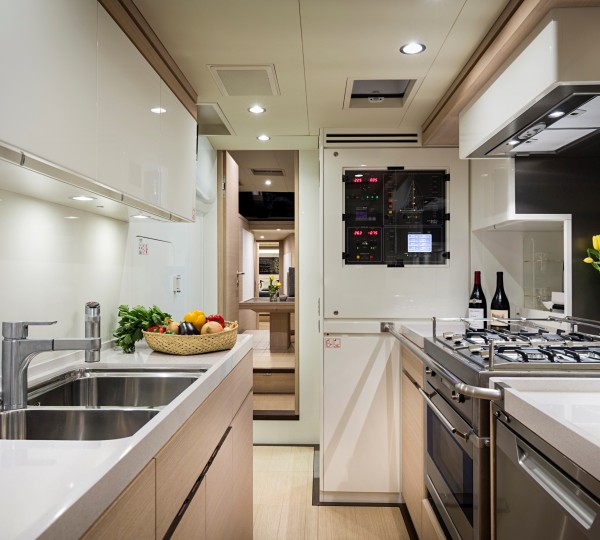 Spacious galley