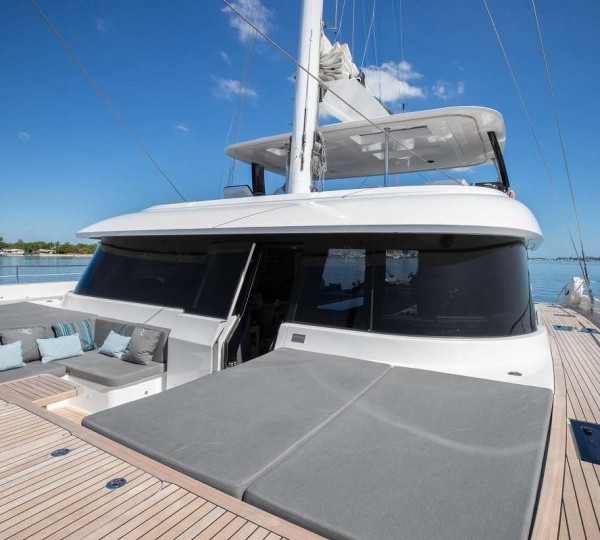 Sailing Catamaran AMAYA Bow