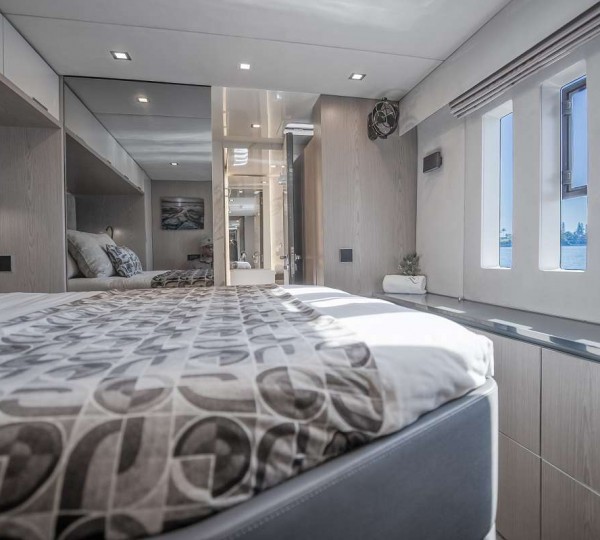 Sailing Catamaran AMAYA Cabin