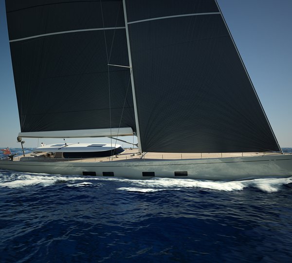 Sailing Yacht CANOVA Under Construction At Baltic Yachts - Rendering