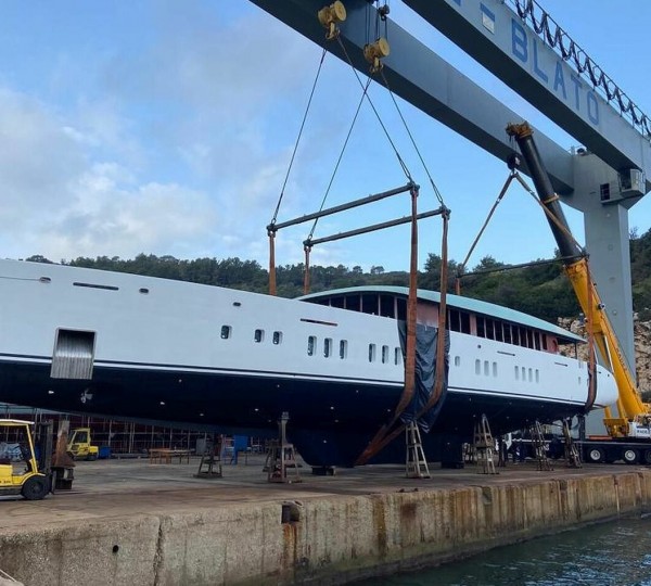 Sailing Yacht NIVES At Her Launch