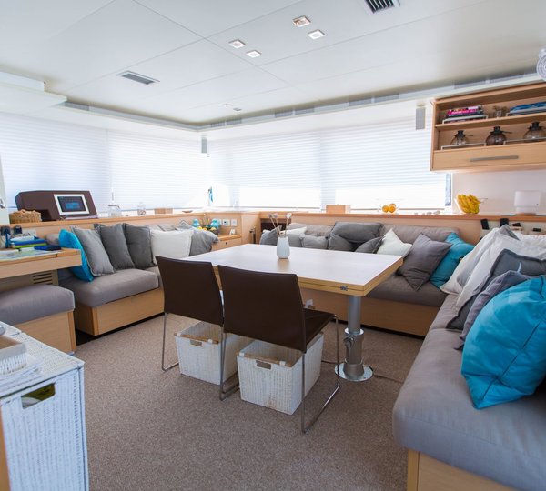 Salon View With Open Plan Dining