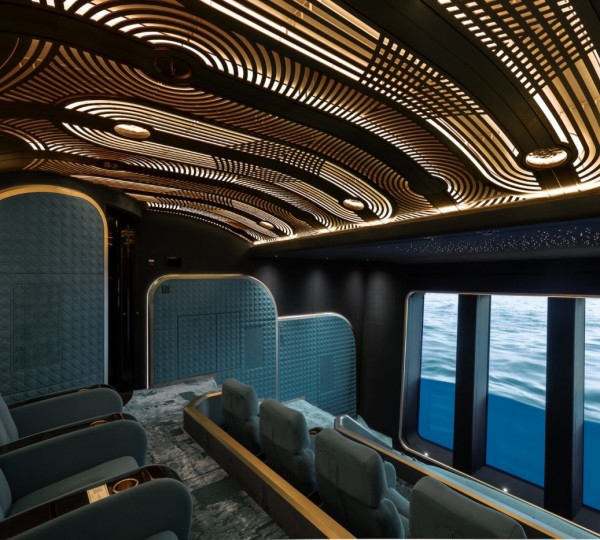 Salon With Under Water Views