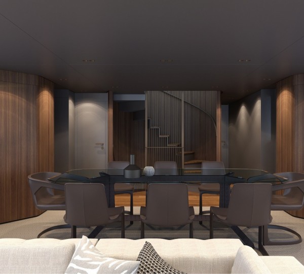 Sanlorenzo SD118 Interior - Dining Area