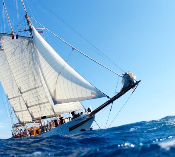Luxury classic sailing yacht TRINAKRIA