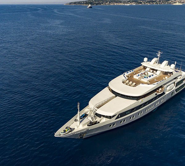 Serenity Photographed From Above At Anchor