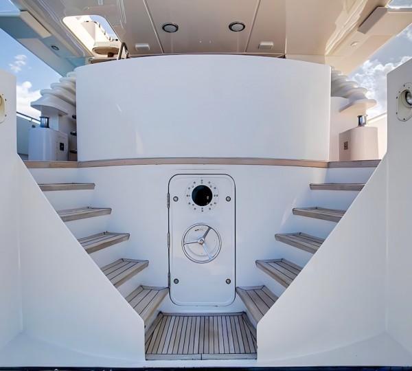 Shana Super Yacht Stairs Exterior