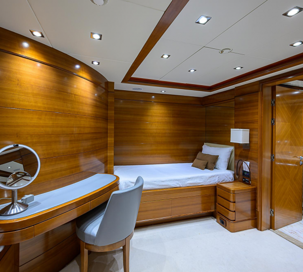 Single Bed Preview In Double Bed Cabin