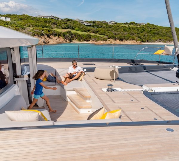 Spacious Foredeck Cockpit With Access To Salon