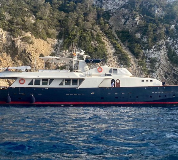 Spirit Of MK Yacht At Anchor Starboard