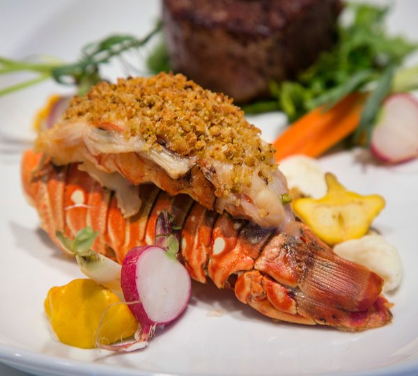 Steak Lobster Tail Detail