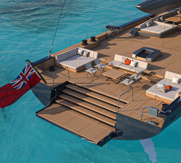 Stern and Folding Swim Platform