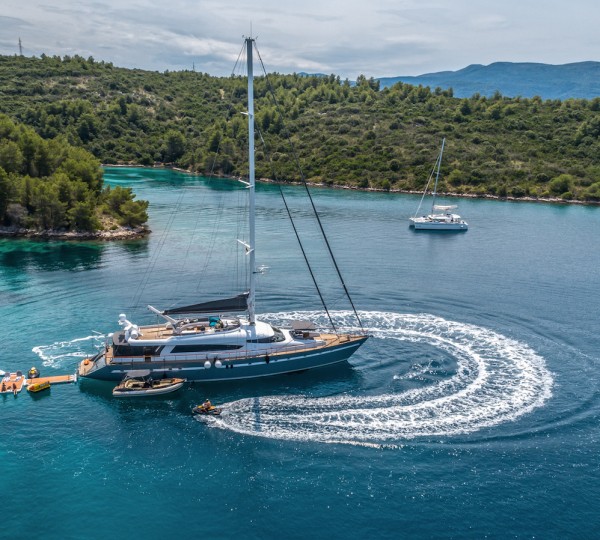 Sun Limi Yacht With Toys - Aerial