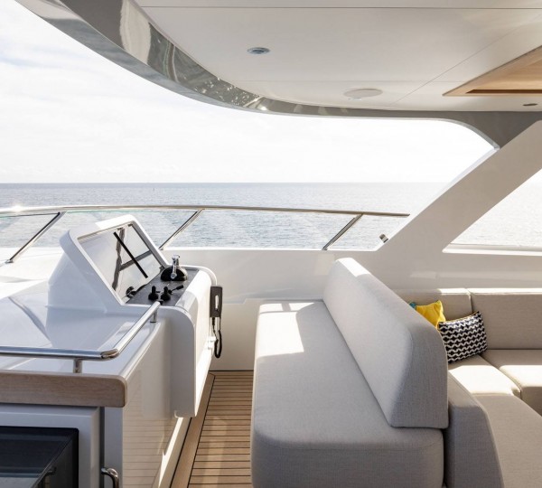 Sun Deck Helm Controls