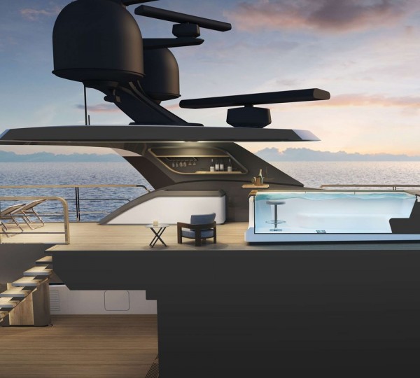 Sun Deck Jacuzzi Detail View