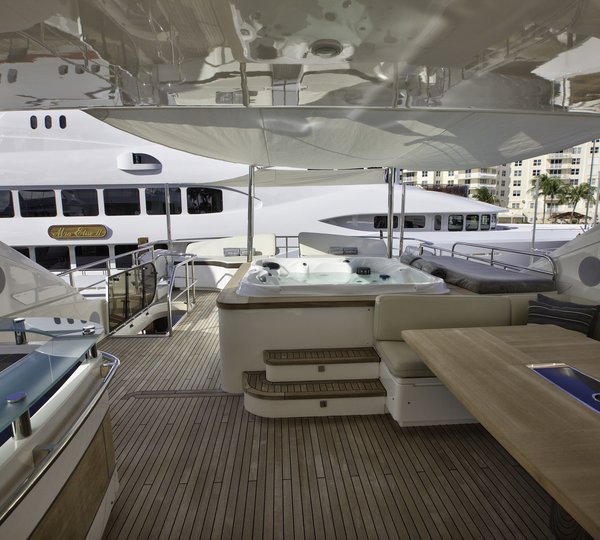 Sundeck Flybridge Looking Aft
