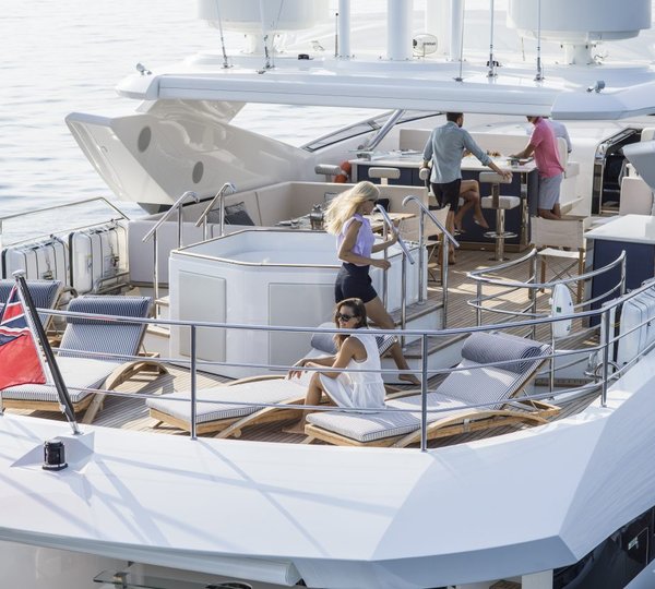 Sunseeker 116 - Aft Deck Detail