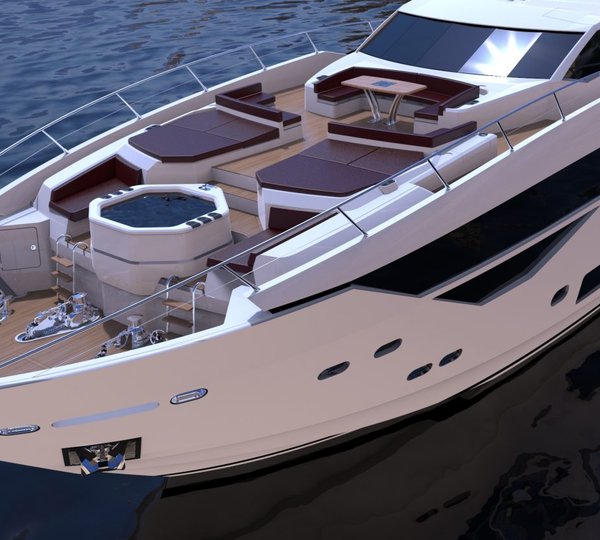 Sunseeker 116 Yacht Bow