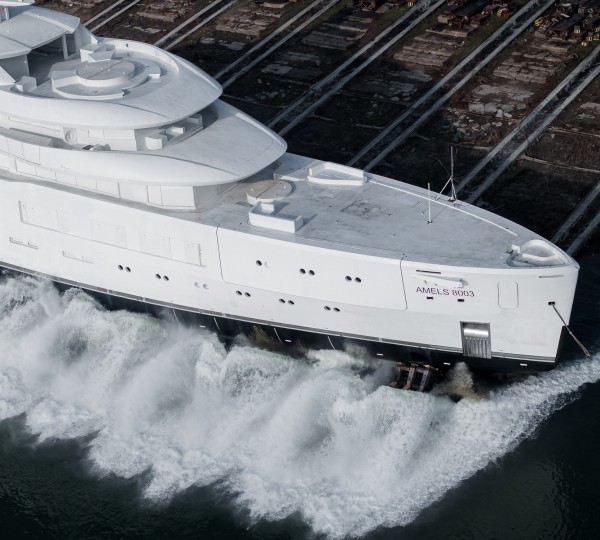 Superyacht AMELS 8003 Hits The Water
