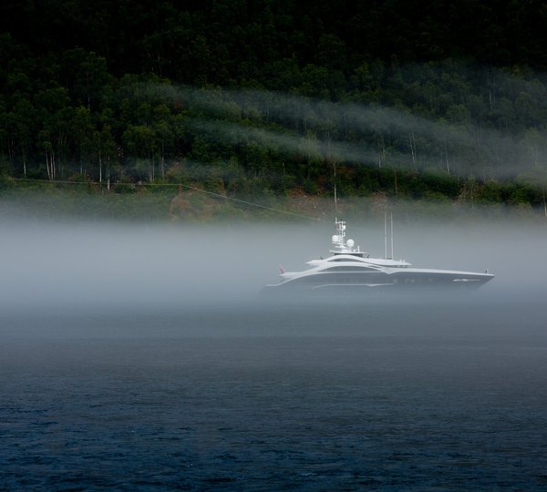 Superyacht Ann G Cruising In Norway   