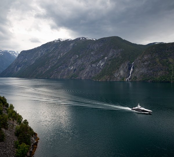Superyacht Ann G Cruising The Waters Of Norway 