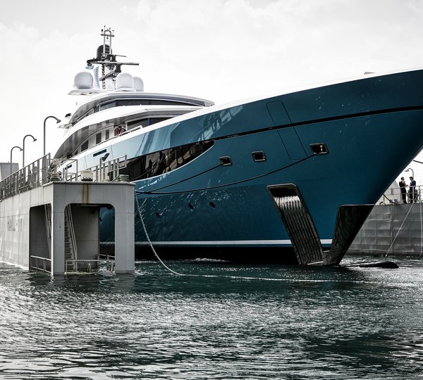 Superyacht GO At Her Launch - Turquoise Yachts - Bow