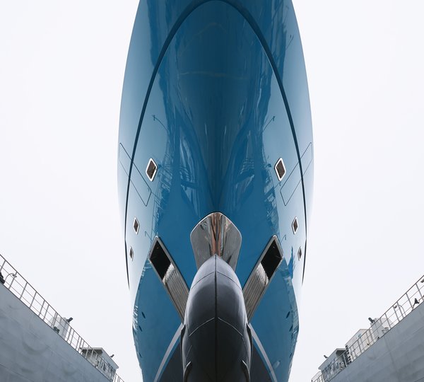 Superyacht GO At Her Launch - Turquoise Yachts - Bow