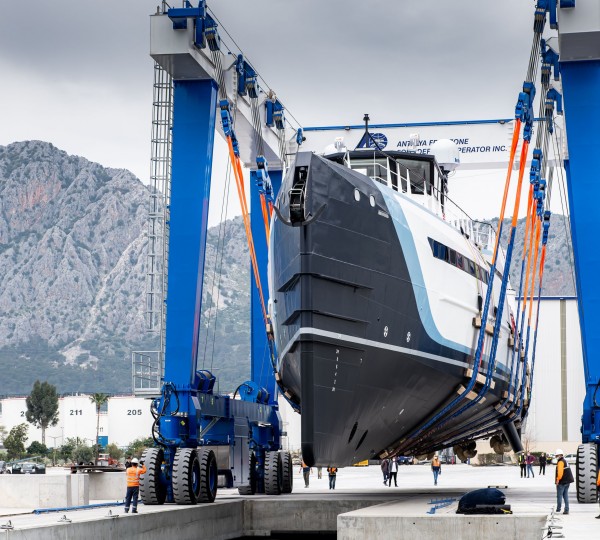 TIME OFF Luxury Yacht Support Built By Damen Yachting Launched
