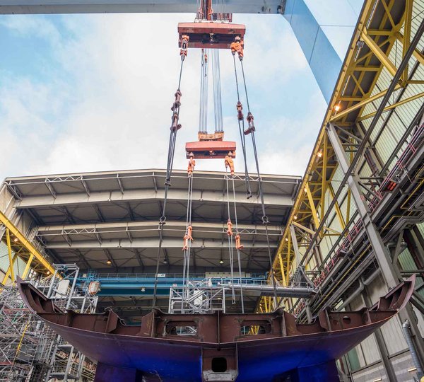 The Keel Laying Section