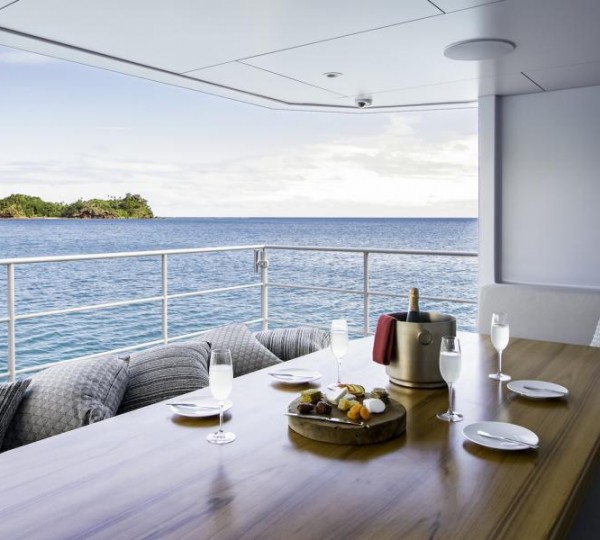 Three Exterior Dining Options Onboard