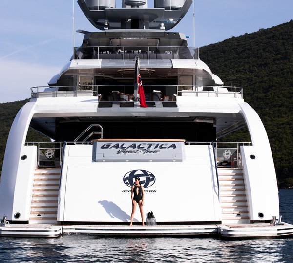 Transom Of The 70m Heesen Yacht 