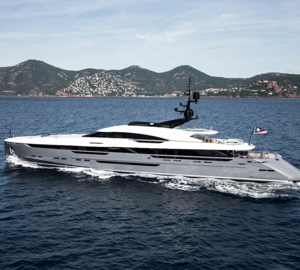 Cruising photos of the Rossinavi yacht of 65m