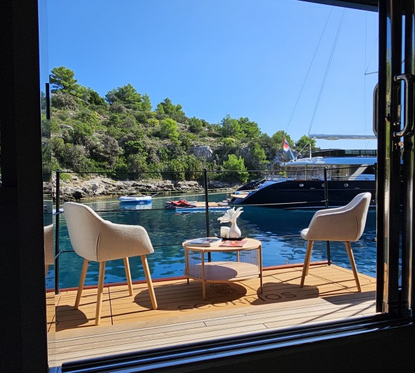 View From The Saloon Onto The Balcony