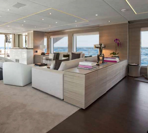 WILDCAT Interior - Main Deck Living Area