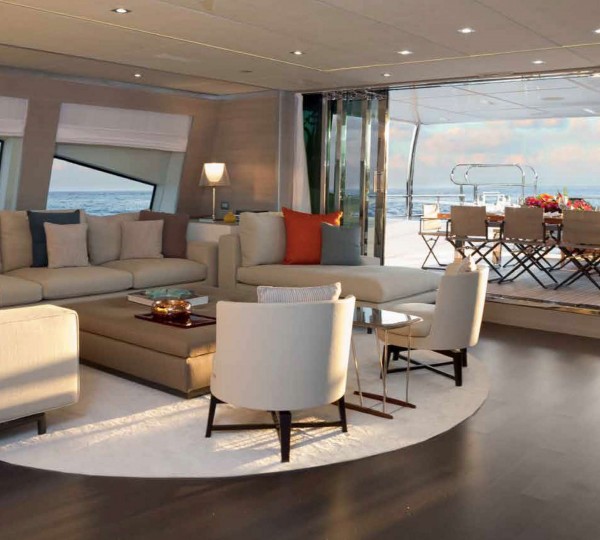 WILDCAT Interior - Main Deck Living Area