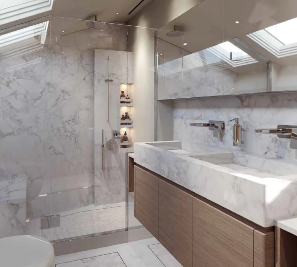 Washrom With Bath Area