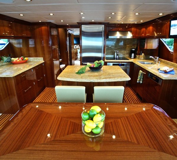 Yacht SEA YOU LATER Galley