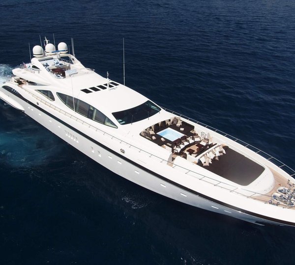 Yacht ZEUS By Overmarine Mangusta - From Above