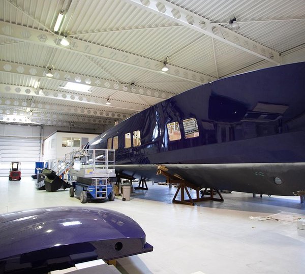 Zeelander Z72 Motor Yacht Under Construction