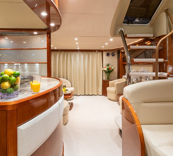 Dining and galley looking aft