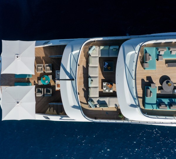 Aerial Of The Aft Decks