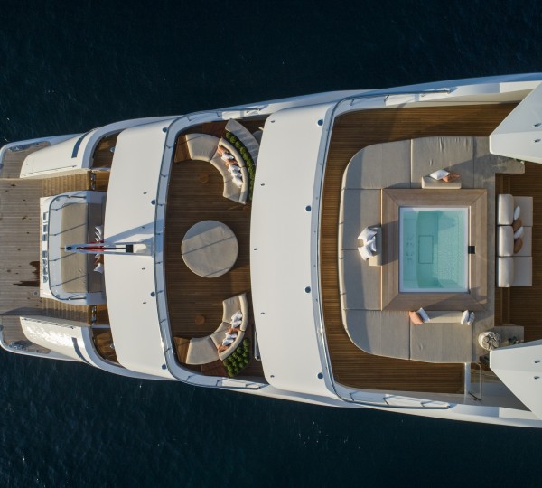 Aerial View Aft Decks