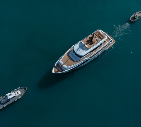 Aerial View Of GINDUNGO Yacht