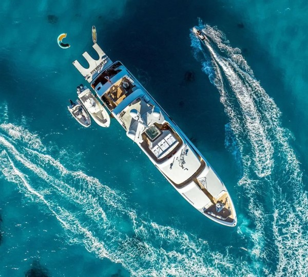 Aerial View Of LEVERAGE With Water Toys