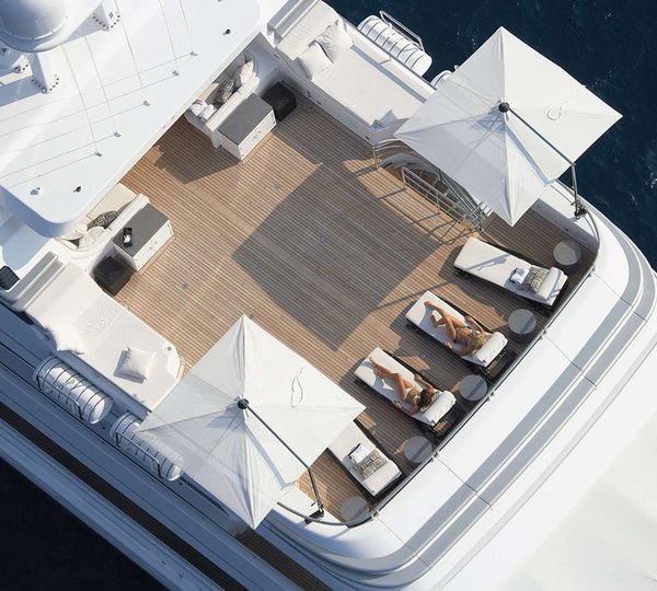 Aerial View Of The Sunbathing Area