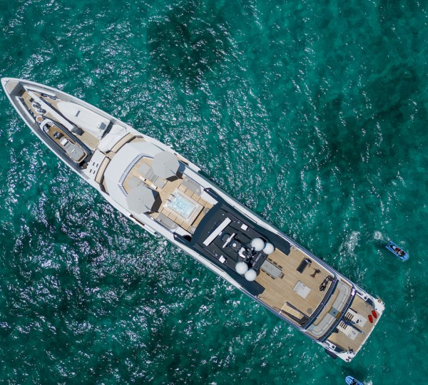 Aerial View Of The Yacht