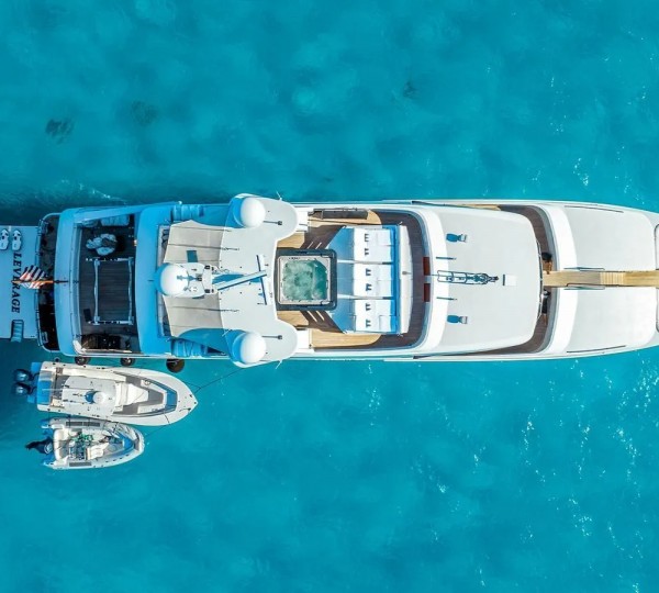 Aerial View Of The Yacht LEVERAGE