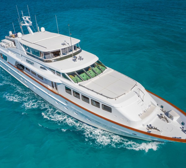 Aerial View Of Yacht PURSUIT